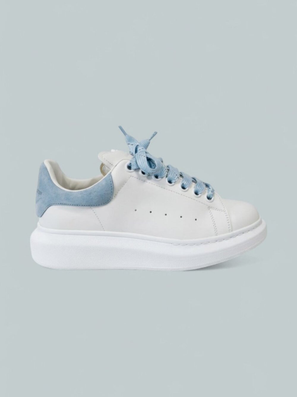 Women's New Tech Platform Sneakers - Pale Blue/White